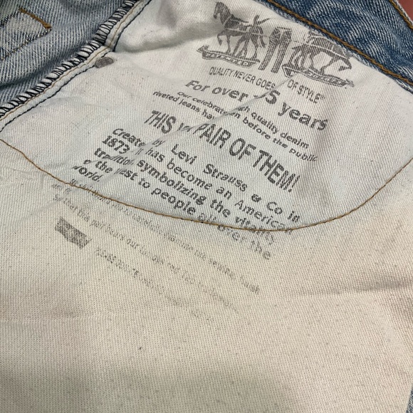 Levi’s 550 Jeans Orange Tab, Vintage, Men’s 36” x 32”, Well Loved, Well Worn. - Picture 11 of 11